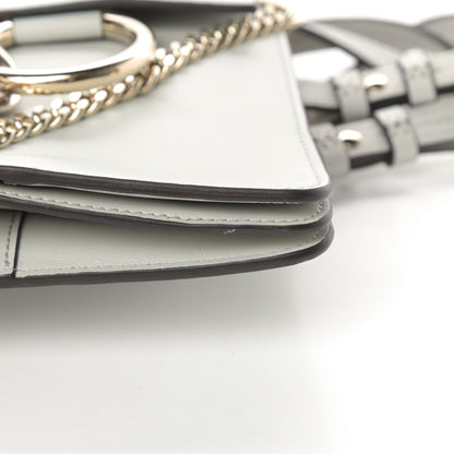 Chloe Suede Calfskin Mini Faye Bracelet Bag Airy Grey 13 of 14