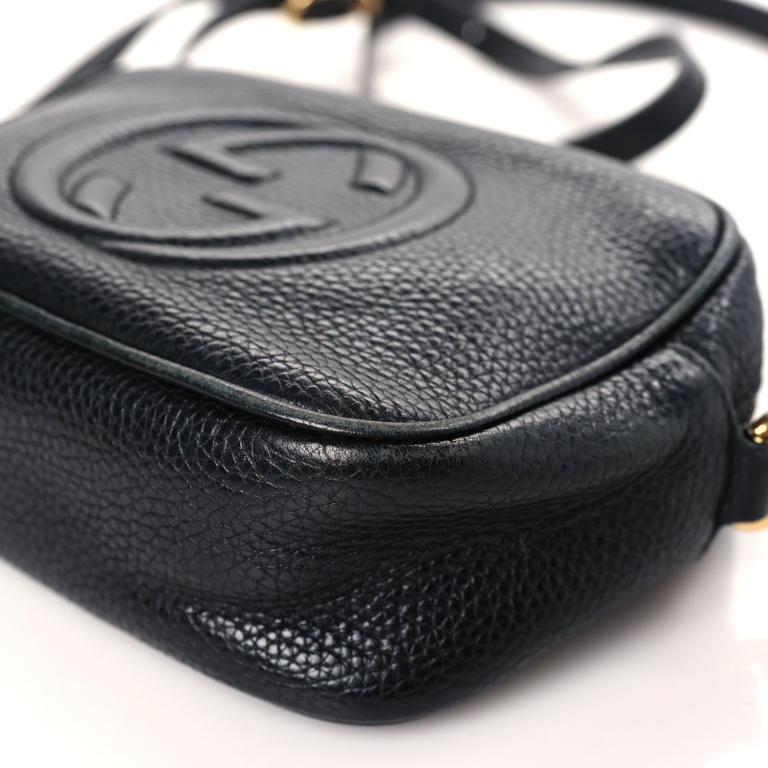 Gucci Pebbled Calfskin Mini Soho Disco Bag Black 9 of 9