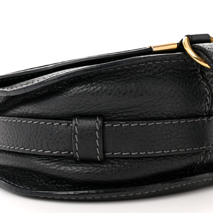Chloe Calfskin Mini Marcie Round Crossbody Bag Black 10 of 12