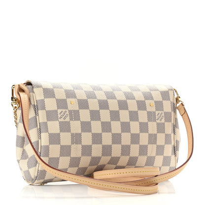 Louis Vuitton Damier Azur Favorite MM 3 of 11