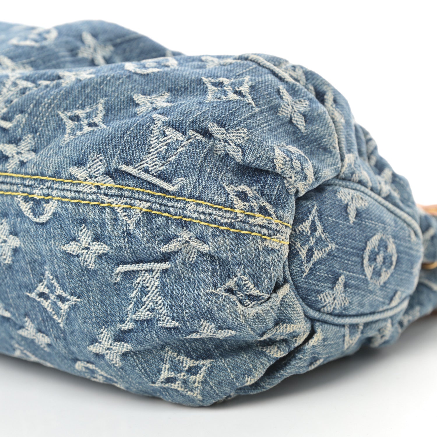 Louis Vuitton Monogram Denim Pleaty Blue 10 of 12