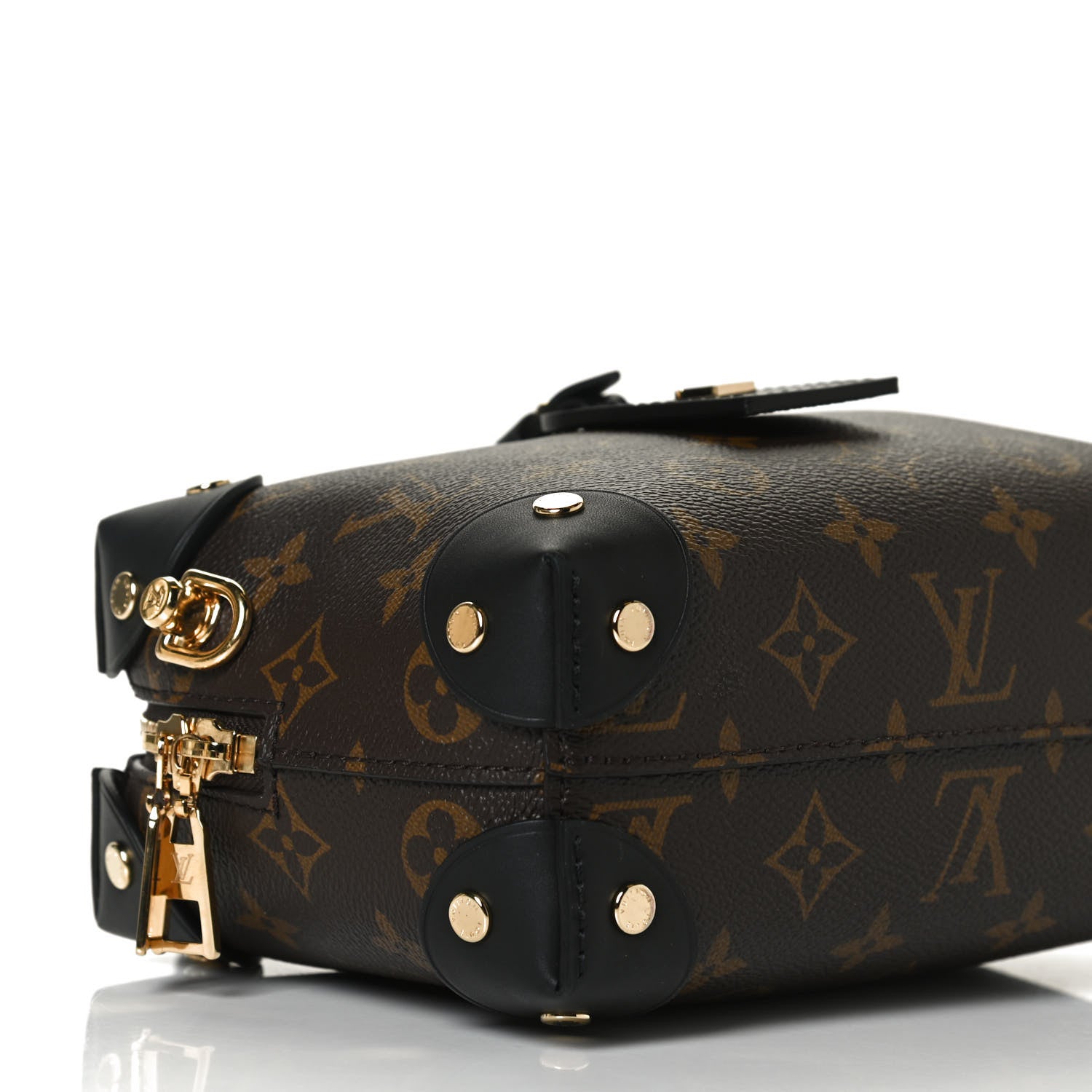 Louis Vuitton Monogram Petite Malle Souple Black 8 of 11