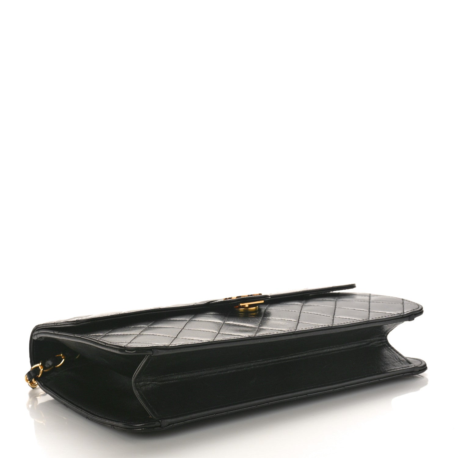 Chanel Lambskin Quilted Medium Single Flap Black 4 of 9