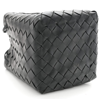 Bottega Veneta Nappa Intrecciato Small Drawstring Bucket Bag Black 8 of 10
