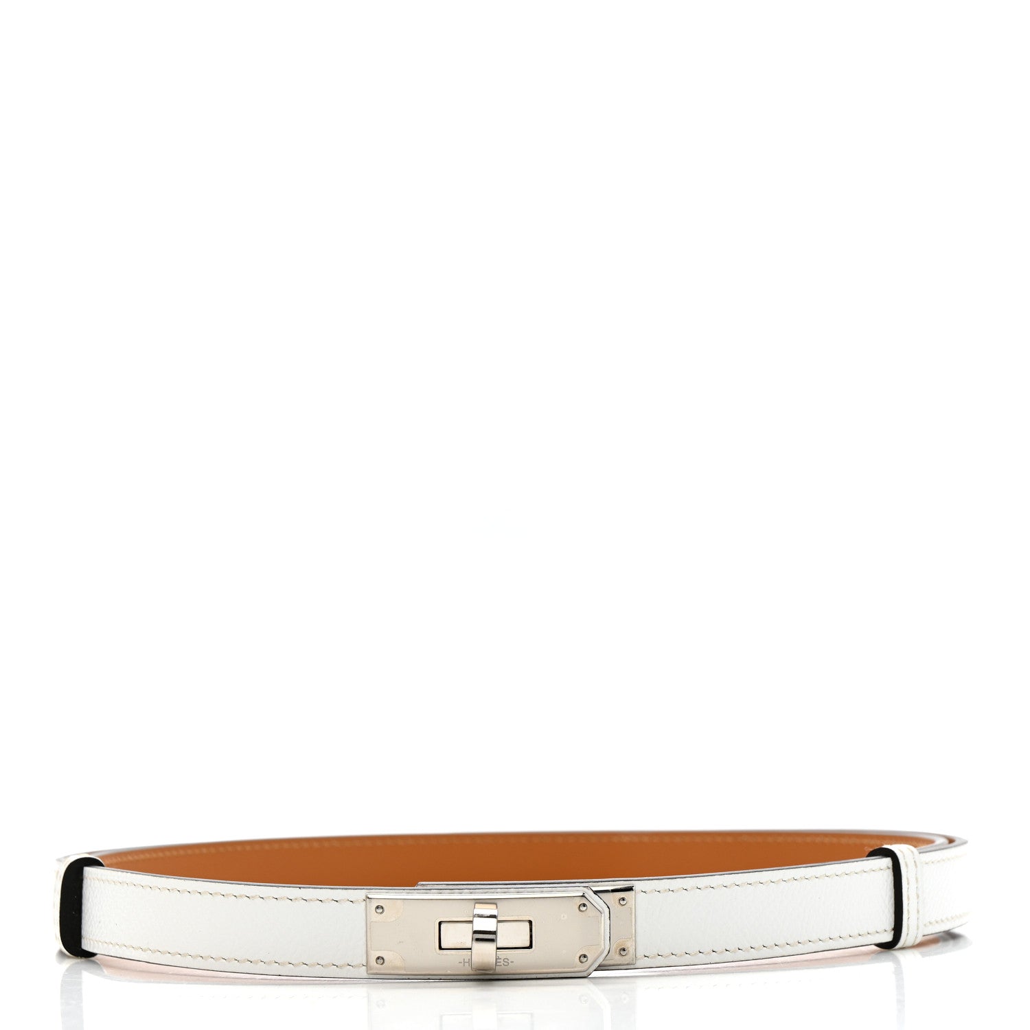 Hermes Epsom Kelly Belt White 1 of 3
