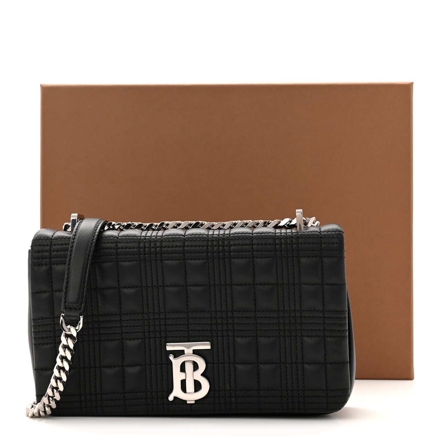 Lambskin Quilted Small Lola Bag Black