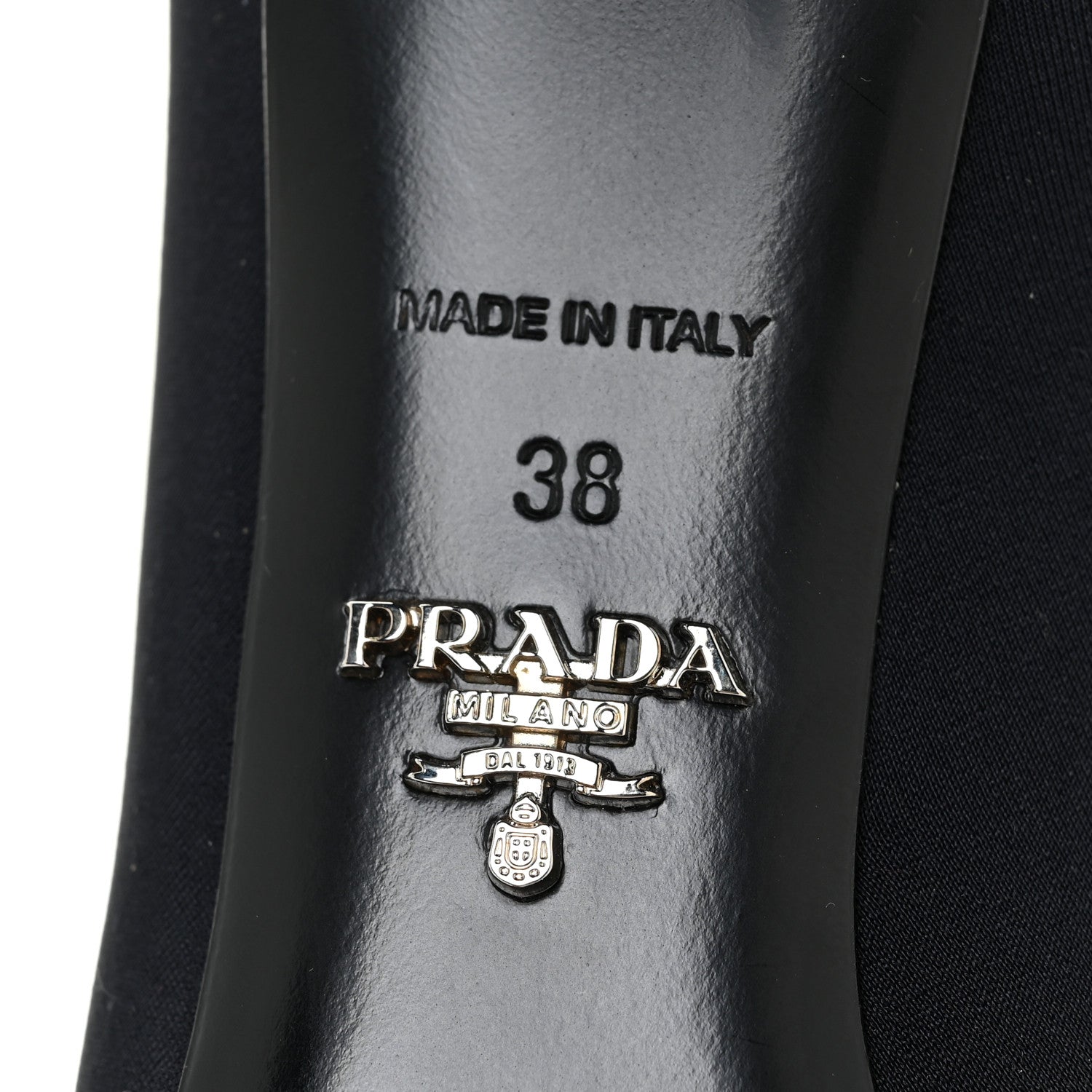 Prada Neoprene Pointed 65 Sock Boots 38 Black 9 of 12