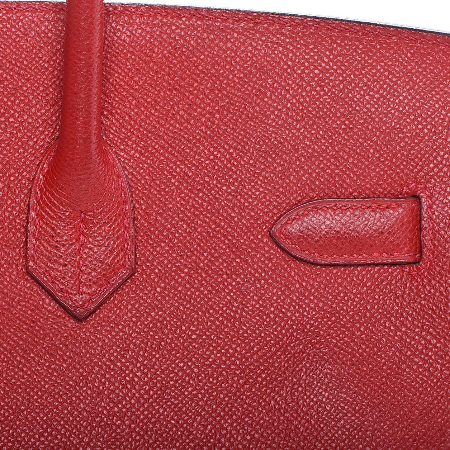 Epsom Birkin 35 Rouge Casaque