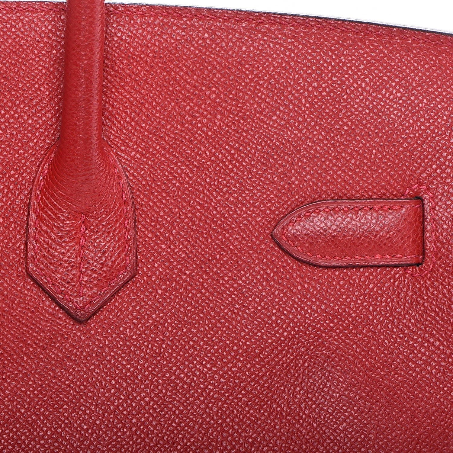 Hermes Epsom Birkin 35 Rouge Casaque 12 of 32