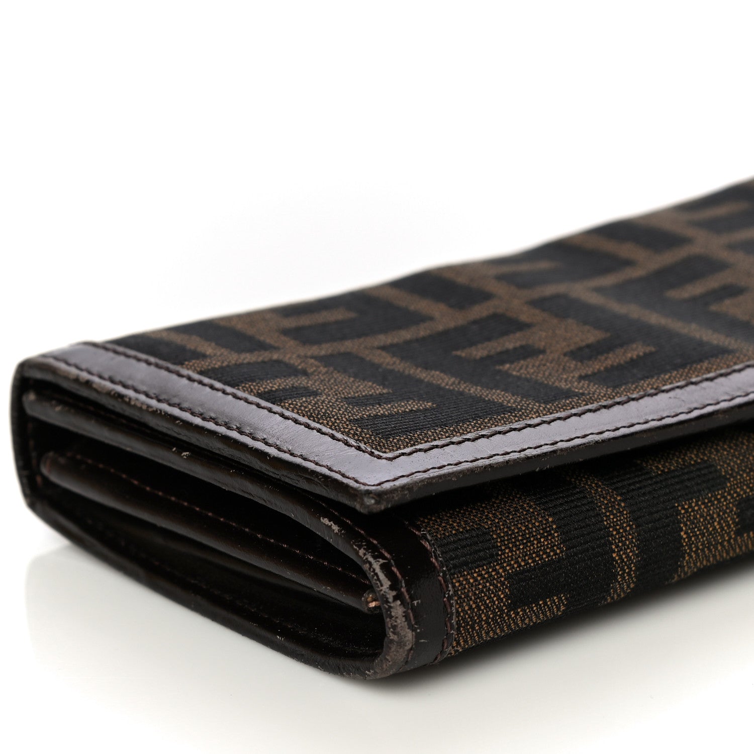 Fendi Zucca Continental Wallet Tobacco 8 of 15