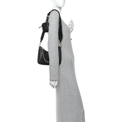 Prada Saffiano Lux Re-Edition 2005 Shoulder Bag Black 2 of 10