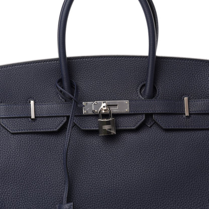 Hermes Togo Birkin 35 Bleu Nuit 10 of 11