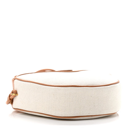 Saint Laurent Linen Calfskin Le Monogramme Coeur 4 of 12