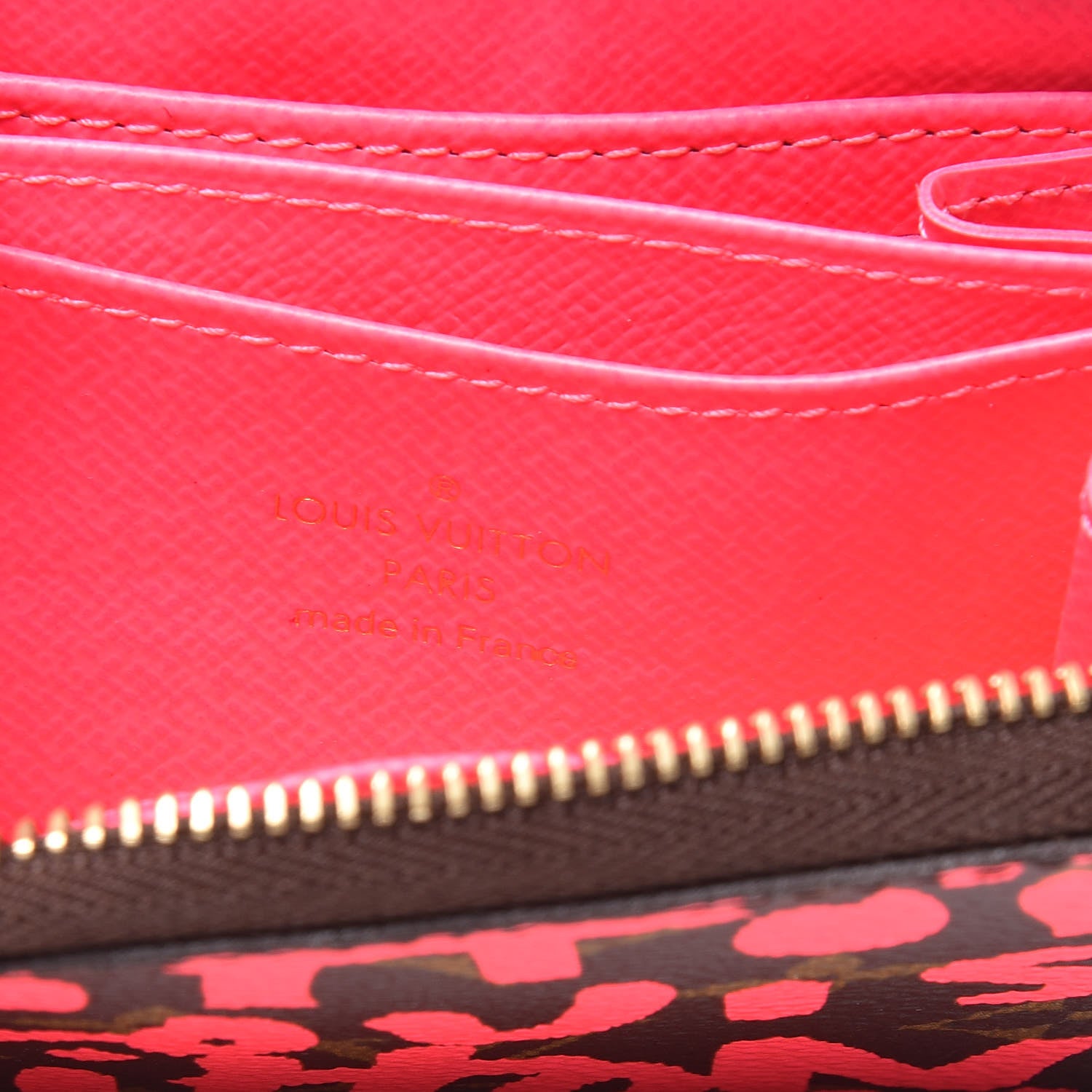 Louis Vuitton Monogram Graffiti Zippy Coin Purse Fuchsia 6 of 7