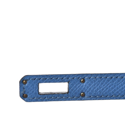 Hermes Epsom Kelly Sellier 25 Bleu Paradis 27 of 35
