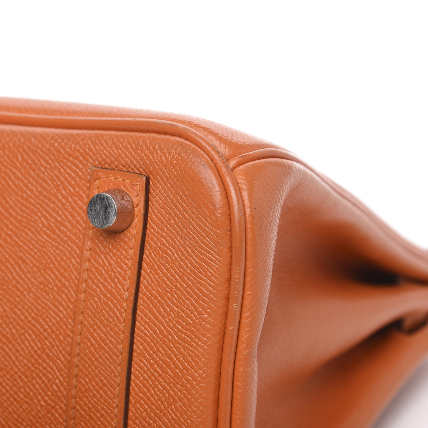 Epsom Birkin 25 Orange