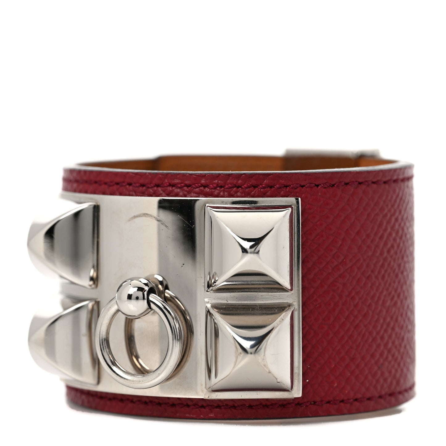 Epsom Collier de Chien CDC Bracelet S Rouge H