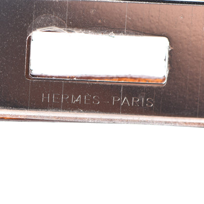 Hermes Shiny Niloticus Crocodile Kelly Cut Pochette Pain D'Epice 22 of 22