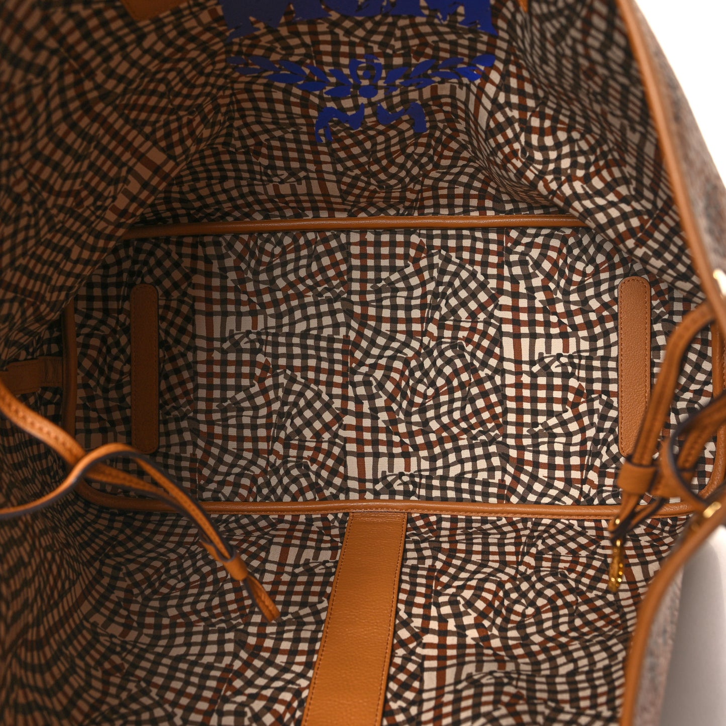 Visetos Large Liz Reversible Shopper Tote Cognac