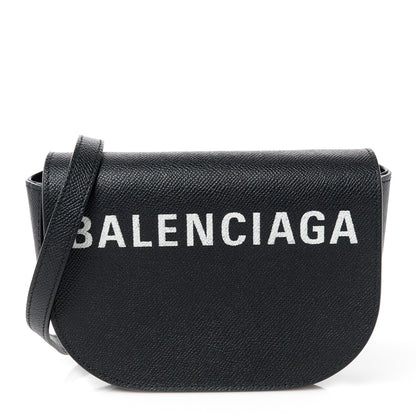 Balenciaga Grained Calfskin Logo Ville Day Bag XS Black 1 of 11