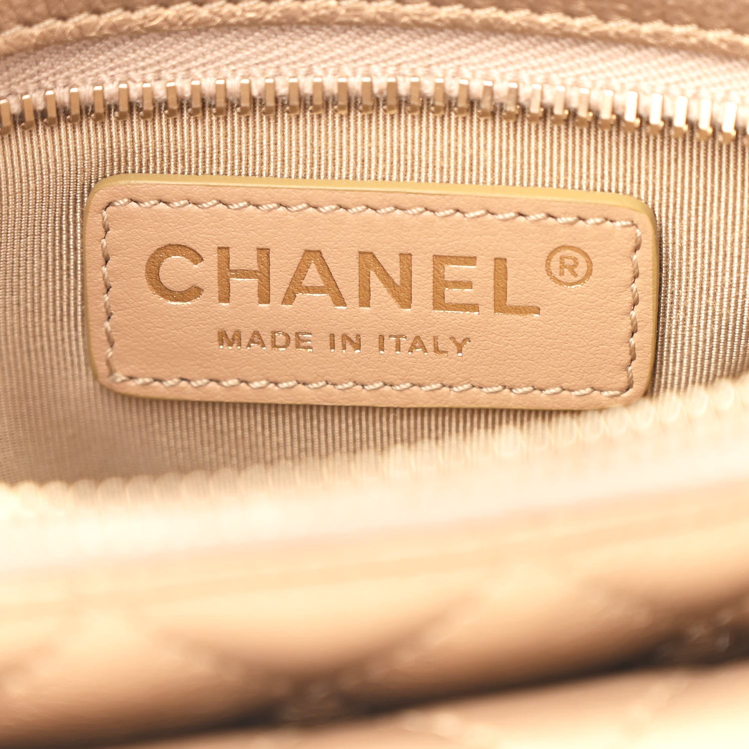 Chanel Metallic Calfskin Quilted Waist Bag Gold 7 of 12