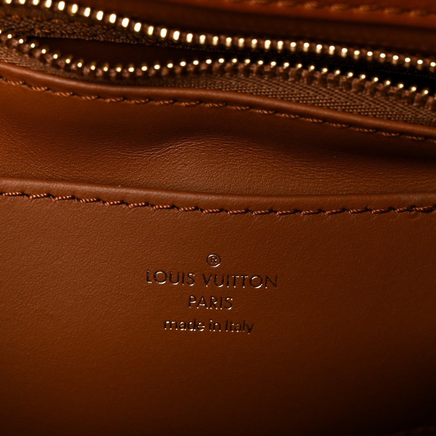 Louis Vuitton Lambskin Malletage Top Handle GO-14 MM Toast Tan 7 of 12