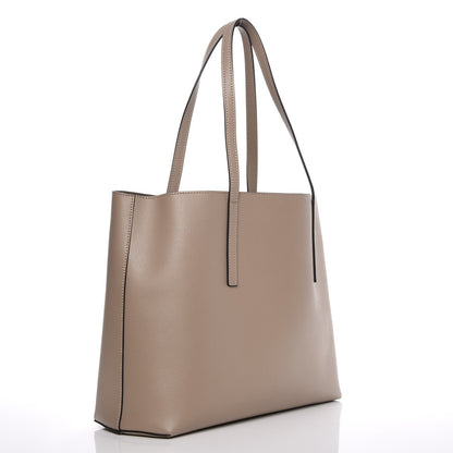 Fendi Vitello Vienna Enamel F is Fendi Shopping Tote Tortora Taupe 4 of 10