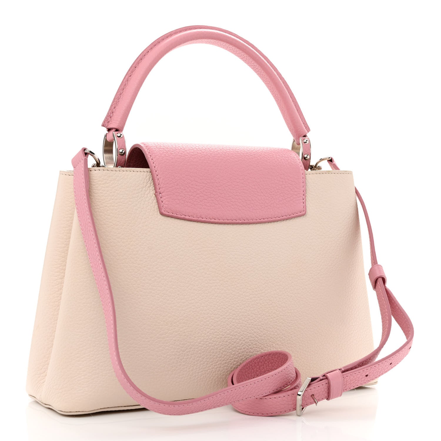 Louis Vuitton Taurillon Capucines PM Petale Pink 3 of 13