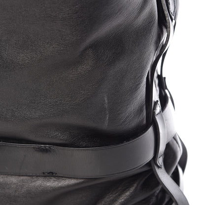 Burberry Soft Lambskin Bridle Calfskin Medium Gosford Hobo Black 16 of 16