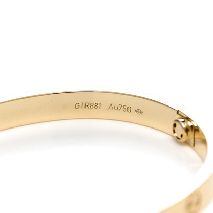 Cartier 18K Yellow Gold LOVE Bracelet 17 5 of 6