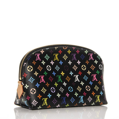 Louis Vuitton Monogram Multicolor Cosmetic Pouch Black Grenade 3 of 6