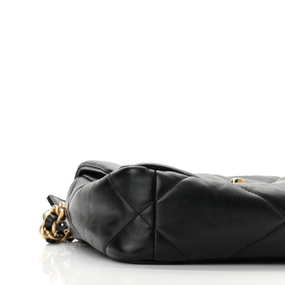 Chanel Goatskin Quilted Medium Chanel 19 Flap Black 10 of 12