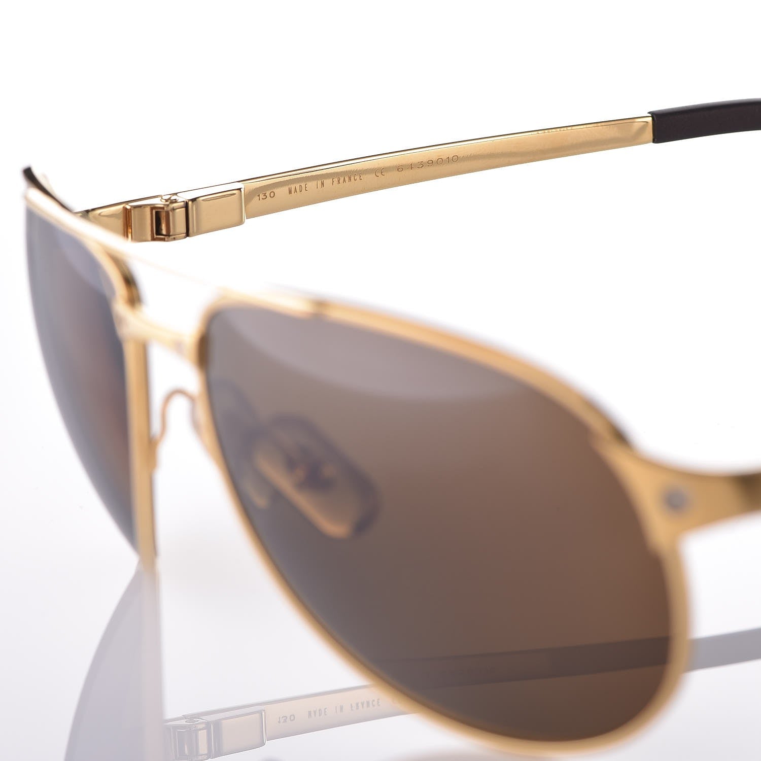 Cartier Santos Dumont Vendome Aviator Sunglasses T8200747 Gold 5 of 7