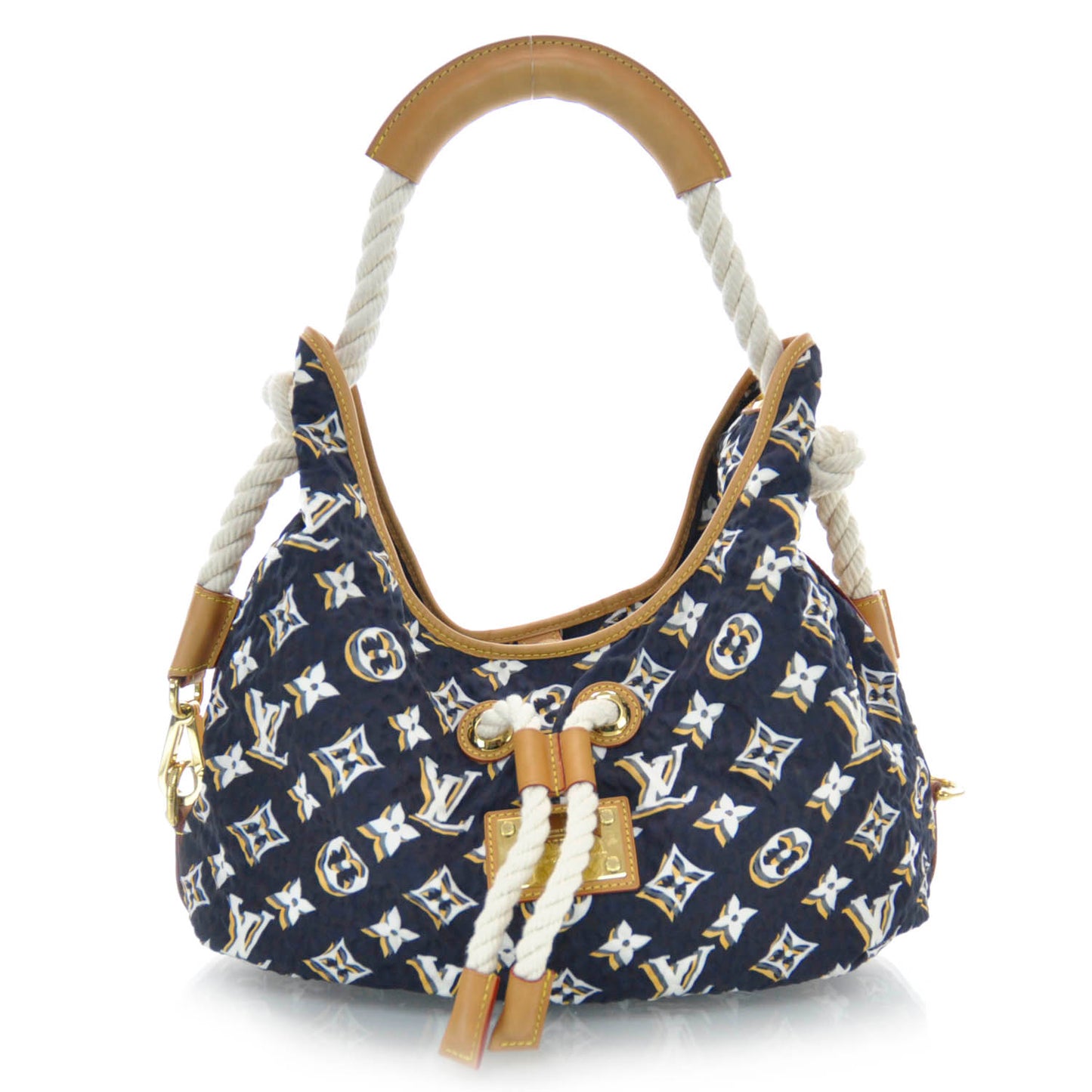Canvas Monogram Cruise Bulles MM Navy