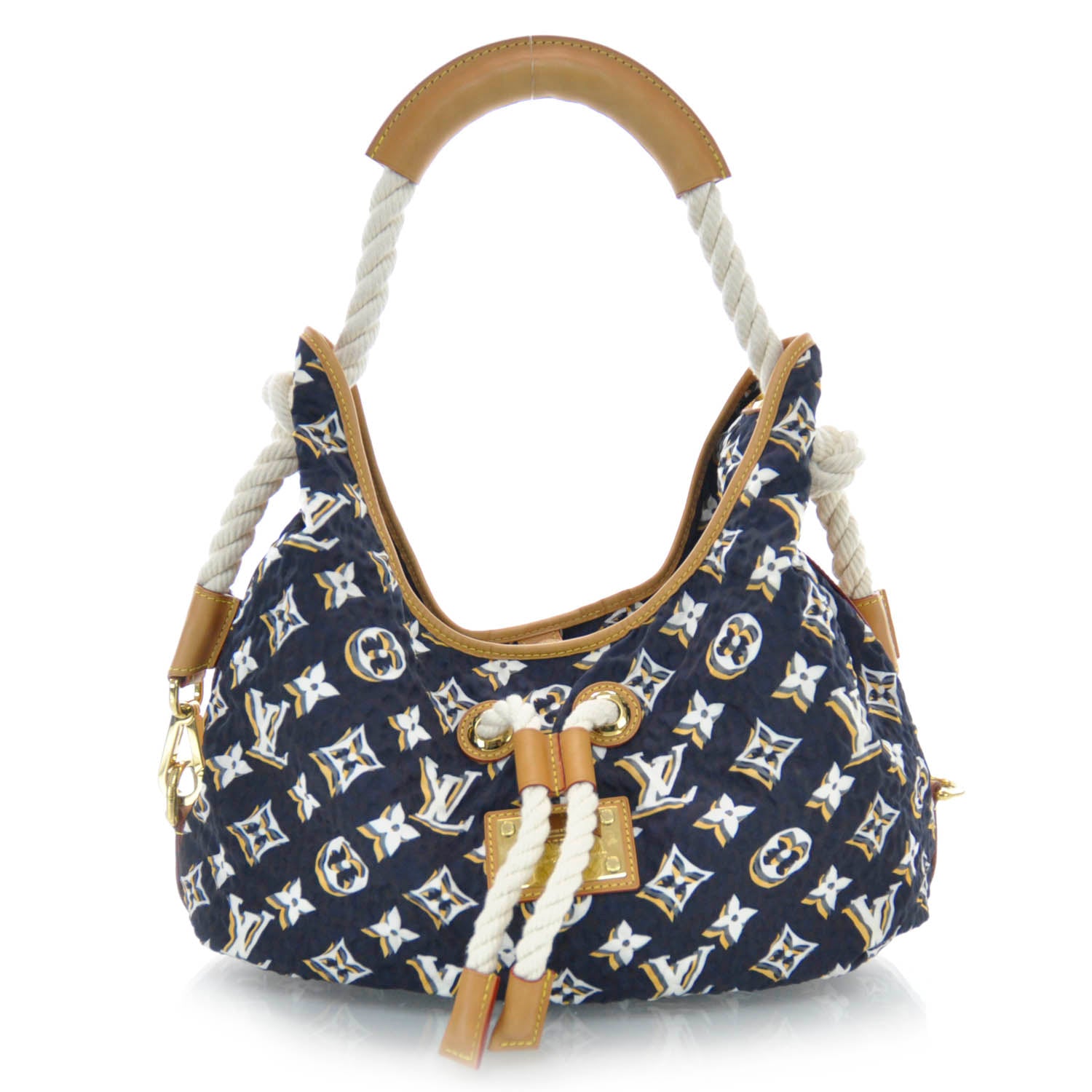 Louis Vuitton Canvas Monogram Cruise Bulles MM Navy 1 of 10
