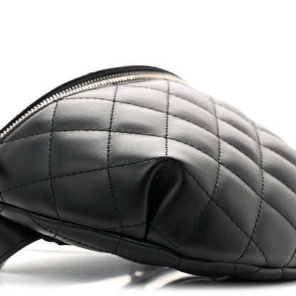 Chanel Calfskin Quilted Waist Belt Bag Black 10 of 12