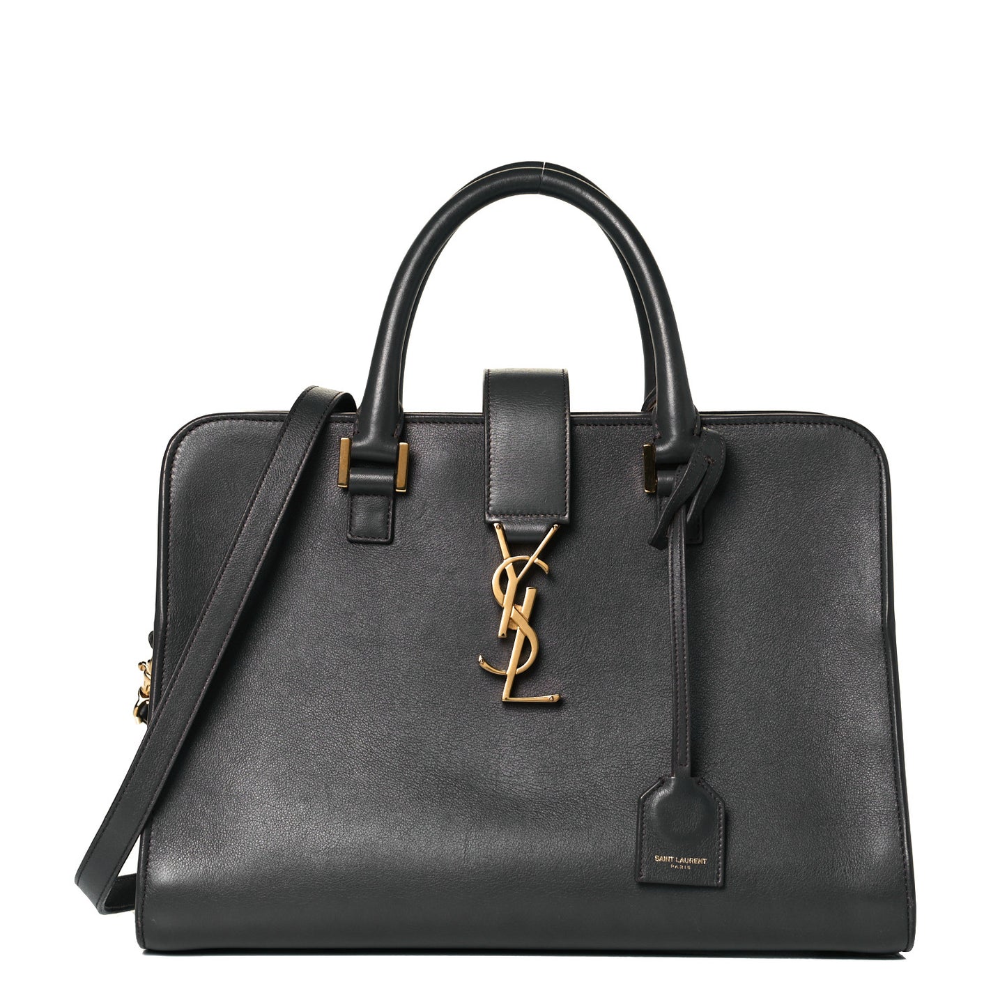 Calfskin Small Monogram Cabas Grey