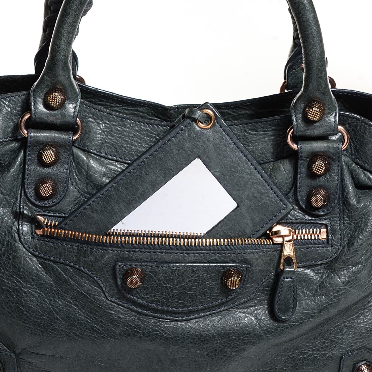 Balenciaga Agneau Giant 12 Rose Gold Hardware Town Anthracite 10 of 12