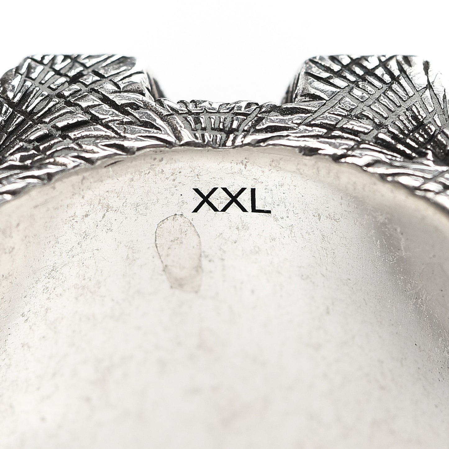 Sterling Silver Letter X Ring 66 11.5
