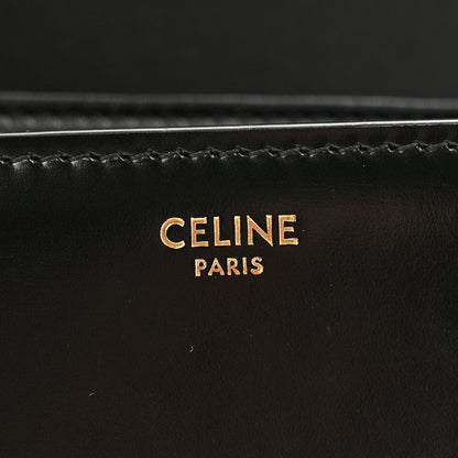 Celine Shiny Calfskin Medium Triomphe Black 7 of 15