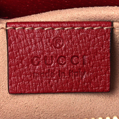 Gucci GG Supreme Monogram Flora Web Small Ophidia Tote Bag Red 6 of 13