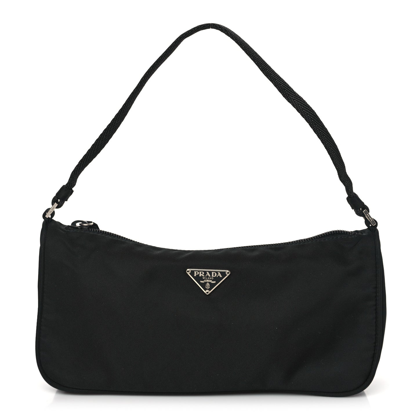 Tessuto Nylon Pochette Bag Black