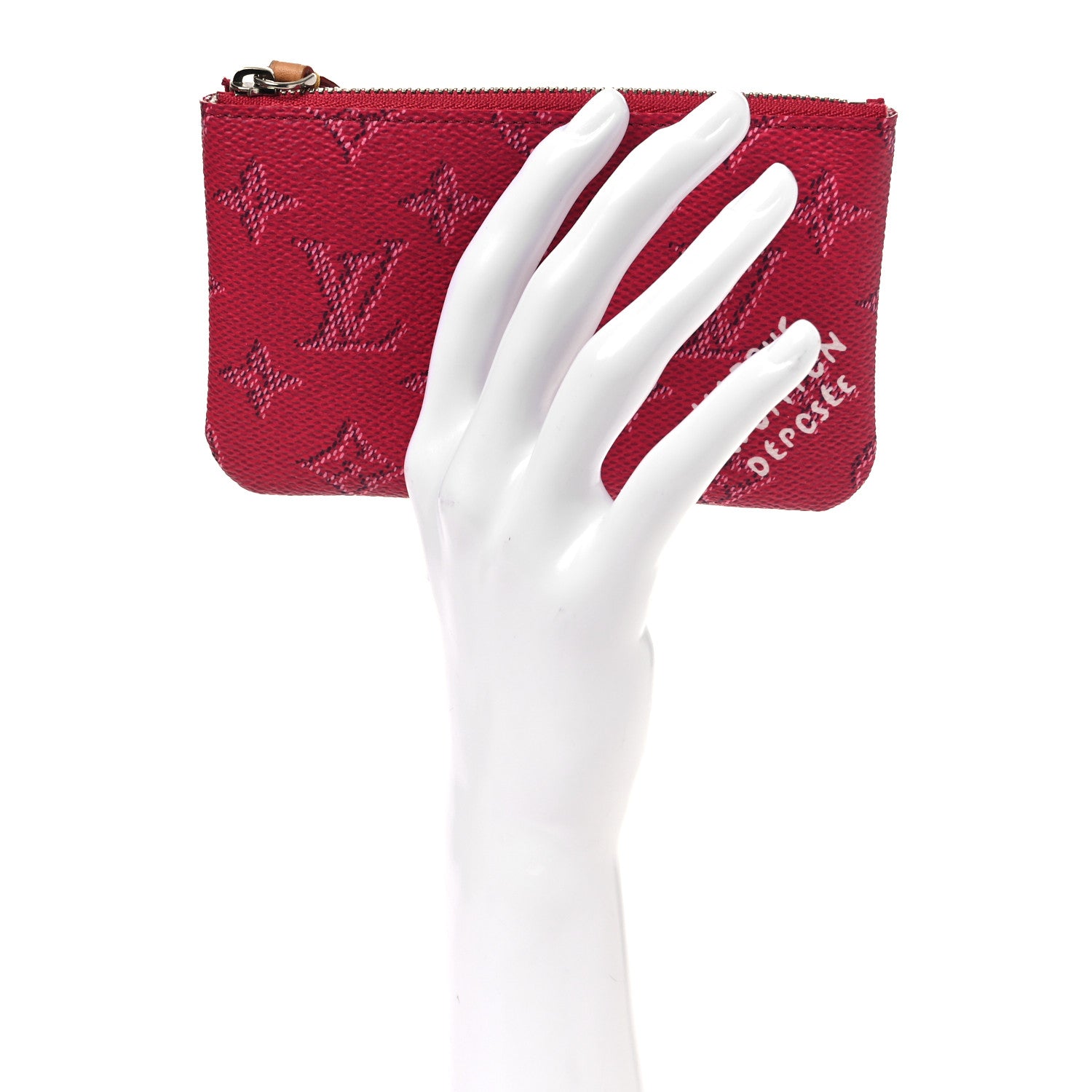 Louis Vuitton Monogram Heritage Key Pouch S Pondicherry Pink 2 of 8