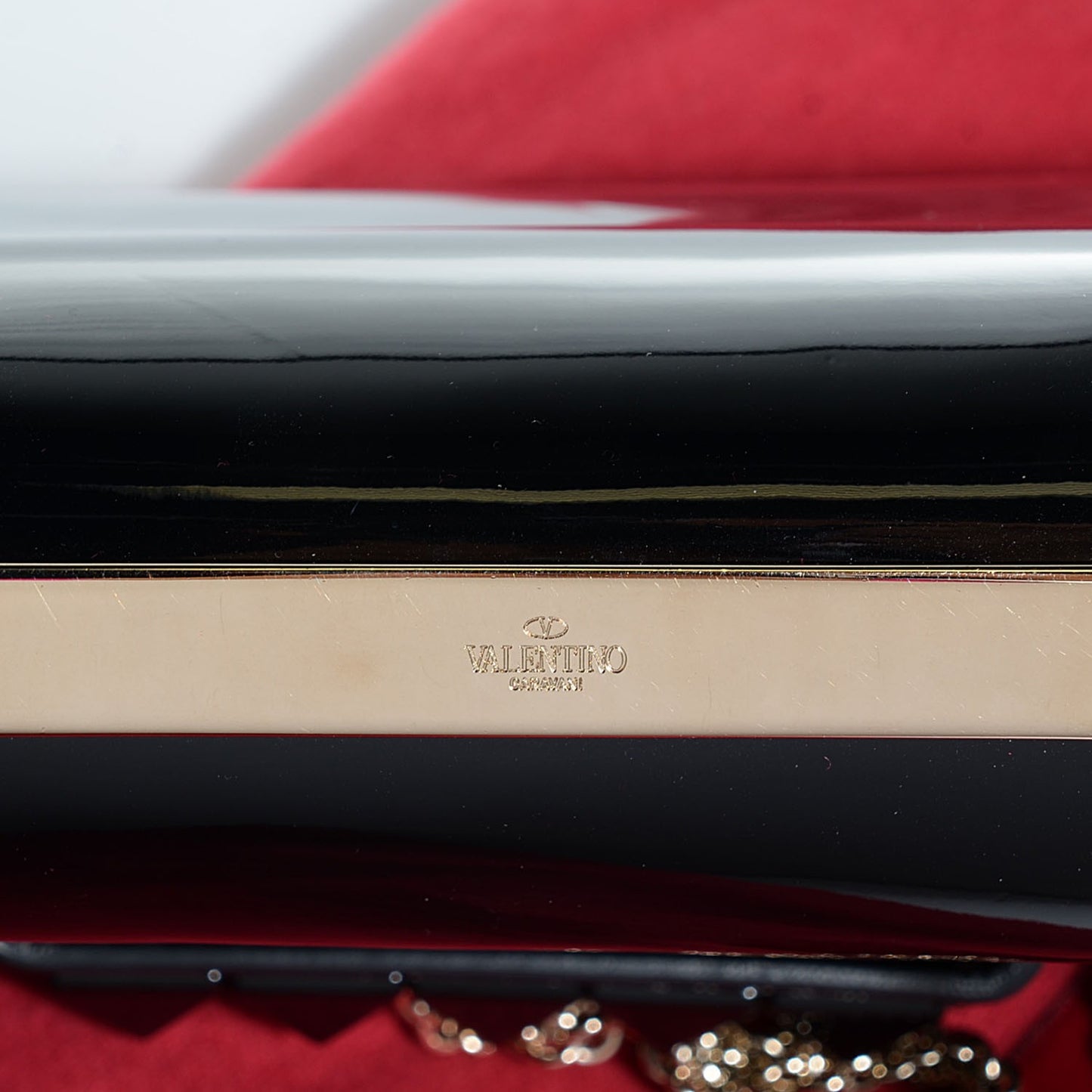 Patent Va Va Voom Shoulder Bag Black
