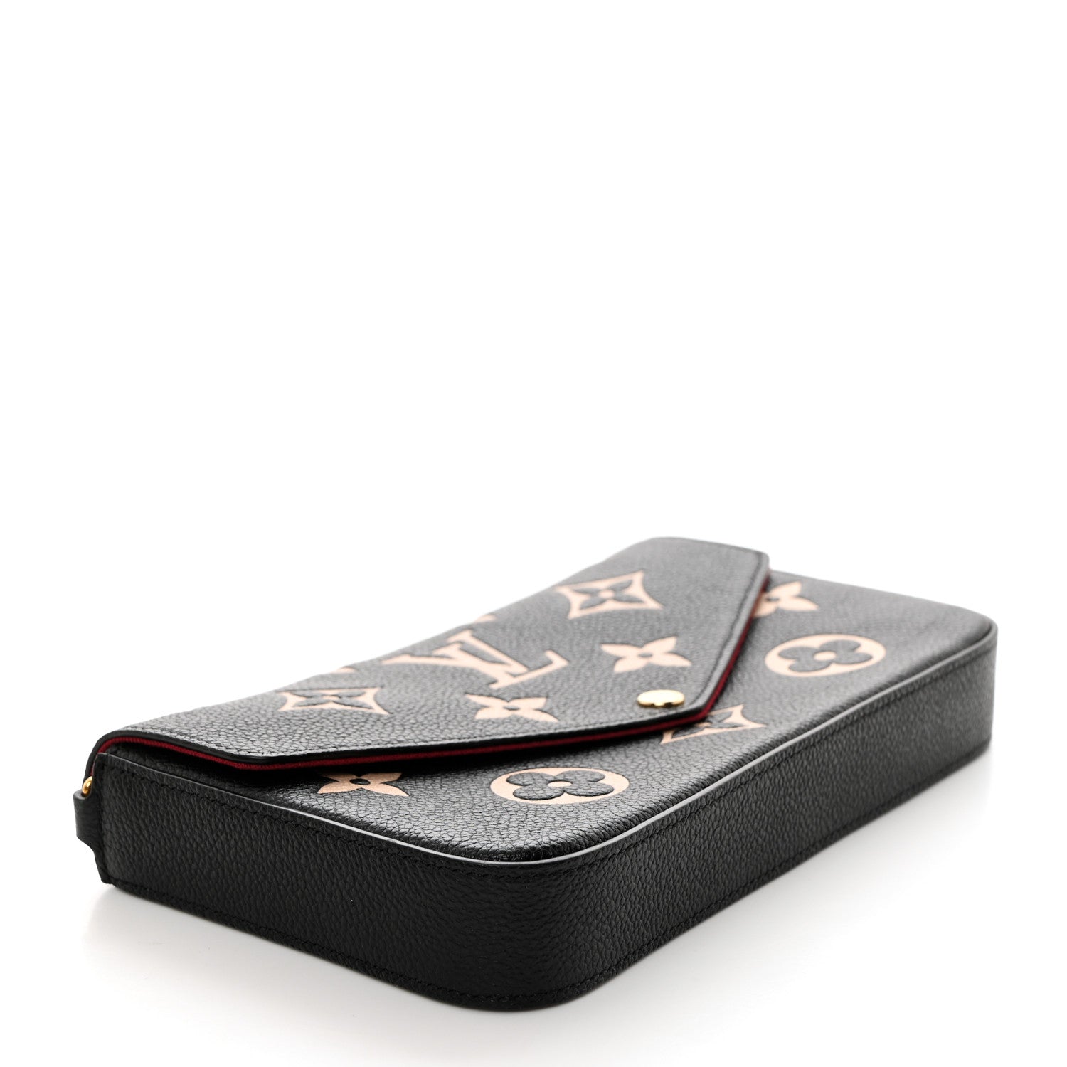 Louis Vuitton Empreinte Monogram Giant Felicie Pochette Black Beige 4 of 10