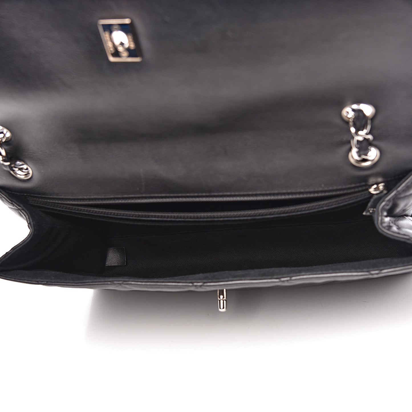 Calfskin Quilted In The Business Flap Bag Black