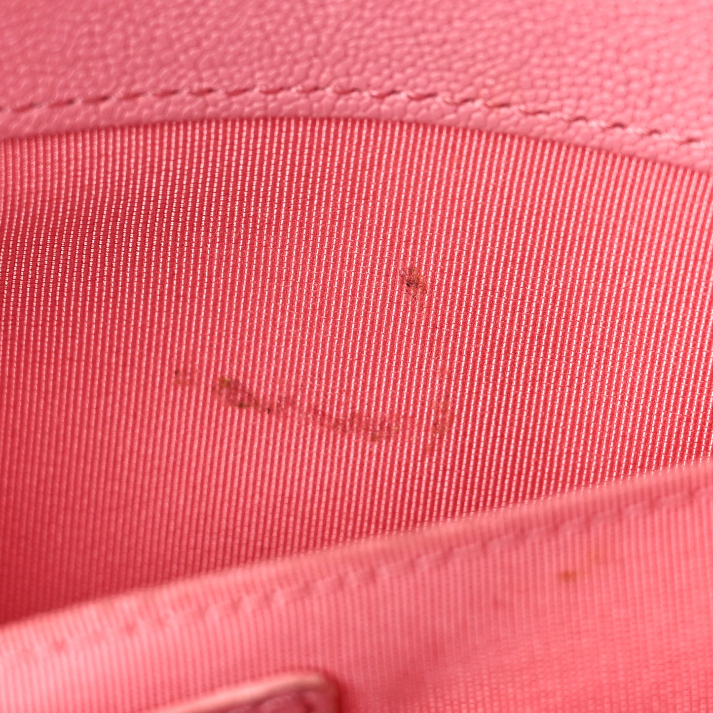 Caviar Quilted Small Boy Flap Pink