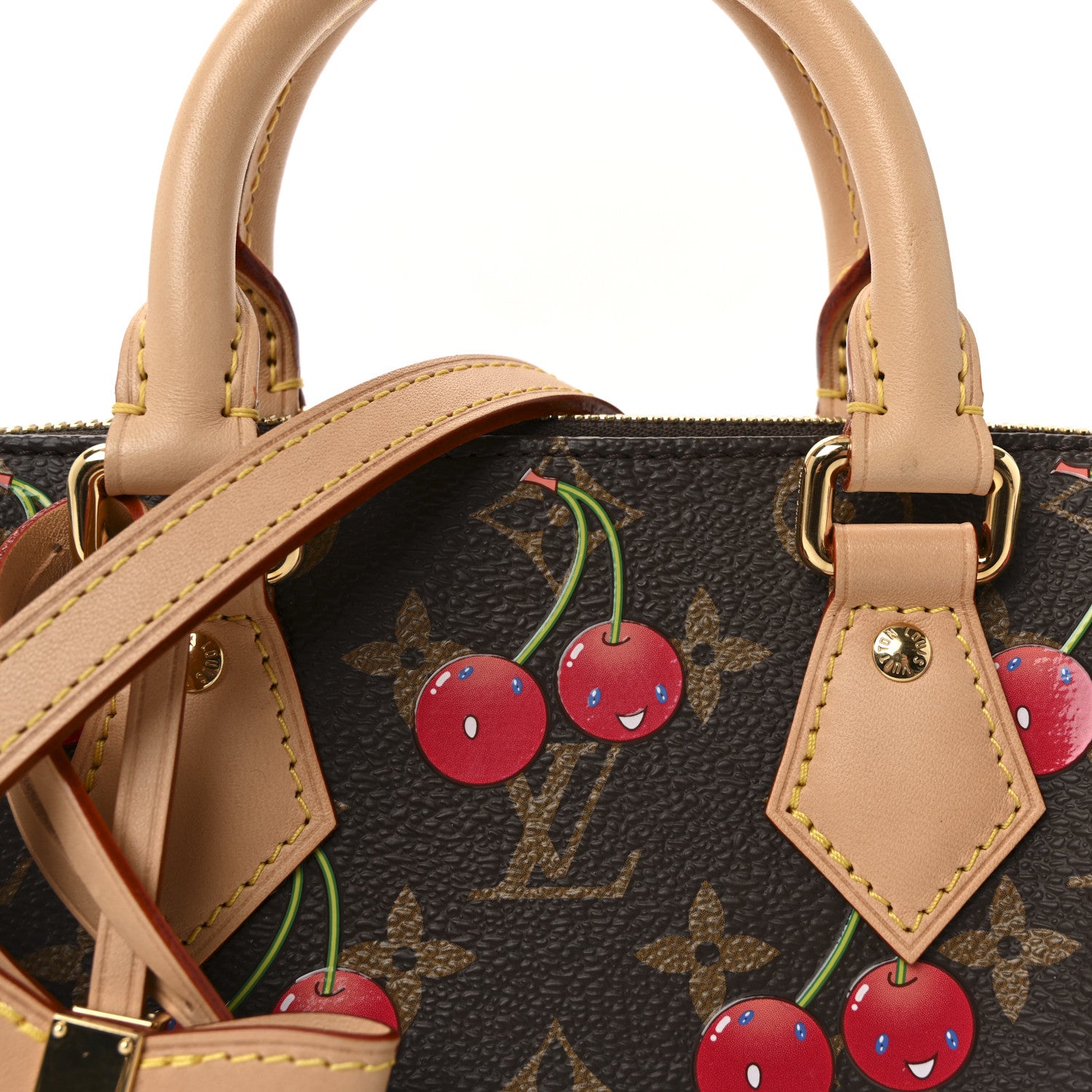 Louis Vuitton LV X TM Monogram Cerises Speedy Bandouliere 20 7 of 9