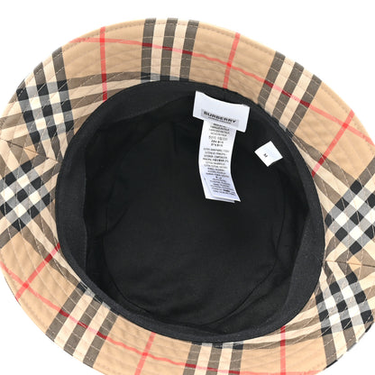Burberry Technical Cotton Vintage Check Bucket Hat M Archive Beige 5 of 7