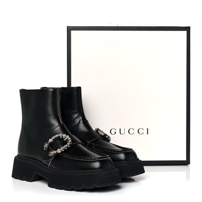 Gucci Cordovan Lux Dionysus Hunder Boots 39 Black 12 of 12